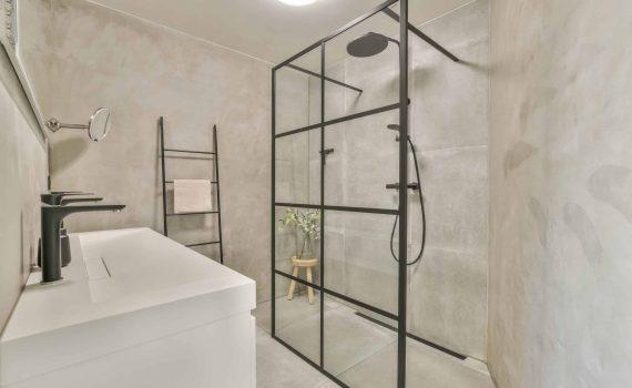 Luxury bathroom interior